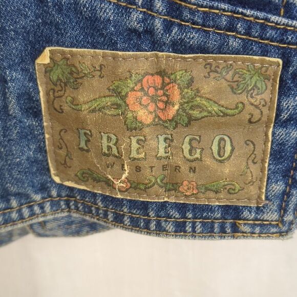 Freego Vintage Western Oversized Jacket with Studs and Rhinestones M - Picture 8 of 9